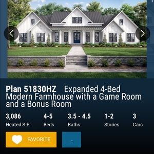 Modern farmhouse blueprints with PDF file